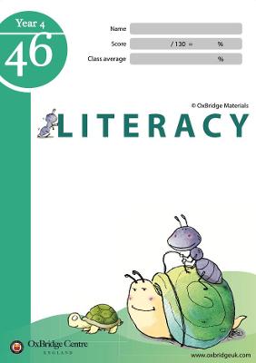 Cover of OxBridge Year 4 Literacy Week 46