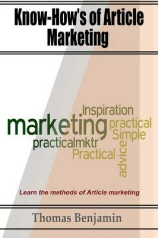Cover of Know-How's of Article Marketing