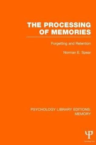 Cover of Processing of Memories (Ple: Memory), The: Forgetting and Retention