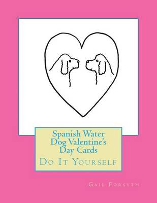 Book cover for Spanish Water Dog Valentine's Day Cards