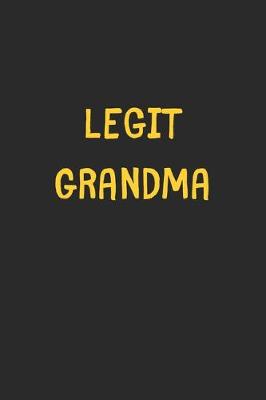 Book cover for Legit Grandma