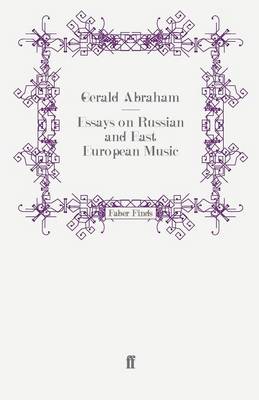 Book cover for Essays on Russian and East European Music