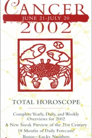 Cover of Total Horoscopes 2002: Cancer