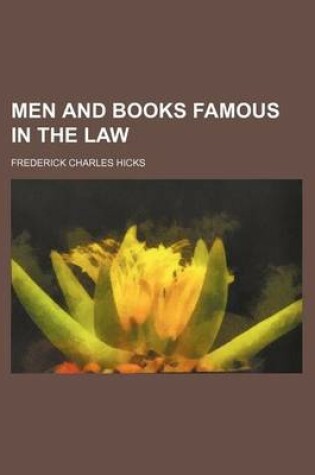 Cover of Men and Books Famous in the Law