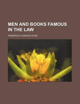 Book cover for Men and Books Famous in the Law