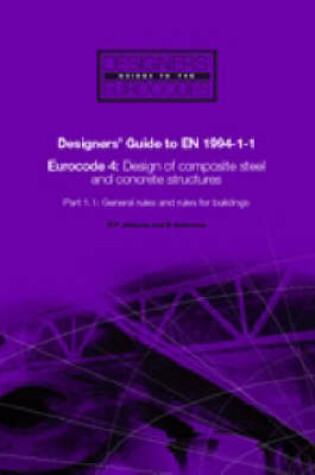 Cover of Designers' Guide to EN 1994-1-1