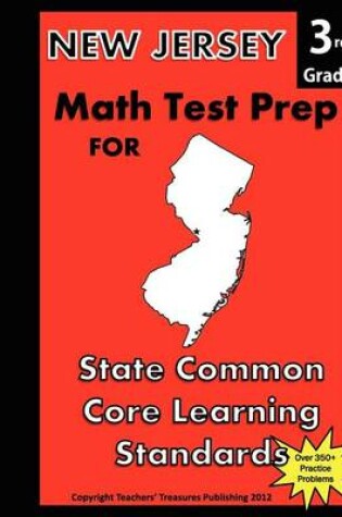 Cover of New Jersey 3rd Grade Math Test Prep for Common Core Learning Standards