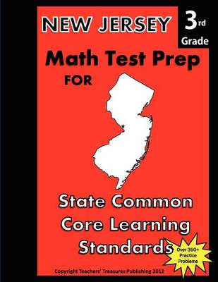 Book cover for New Jersey 3rd Grade Math Test Prep for Common Core Learning Standards