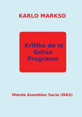 Cover of Kritiko de la Gotaa Programo