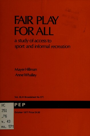 Cover of Fair Play for All