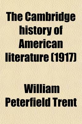 Book cover for The Cambridge History of American Literature (Volume 1)