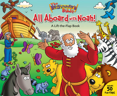 Book cover for The Beginner's Bible All Aboard with Noah!