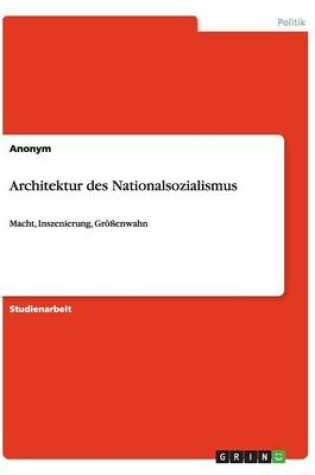 Cover of Architektur des Nationalsozialismus