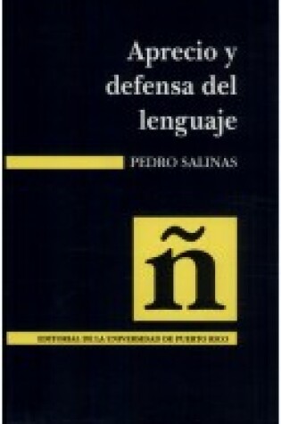 Cover of Aprecio y Defensa del Lenguaje