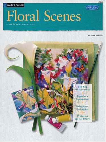 Book cover for Floral Scenes in Watercolour