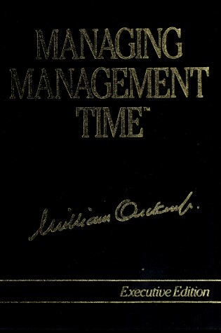 Cover of Managing Management Time