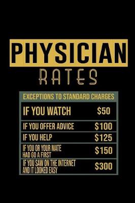 Book cover for Physician rates