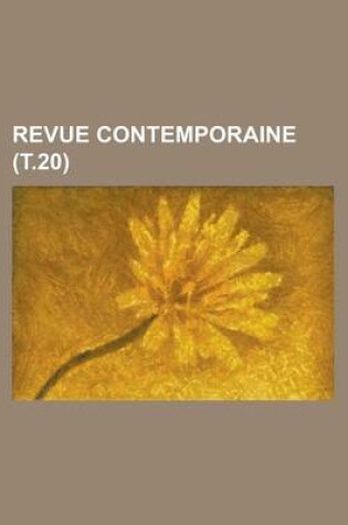 Cover of Revue Contemporaine (T.20)