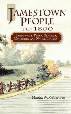 Book cover for Jamestown People to 1800