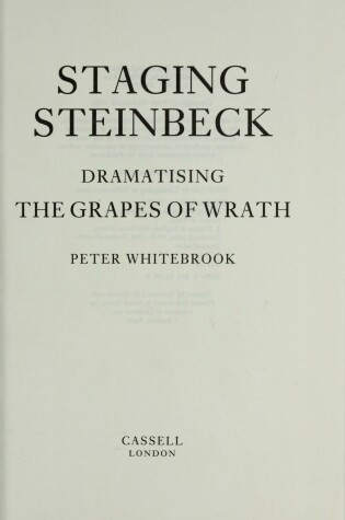 Cover of Staging Steinbeck