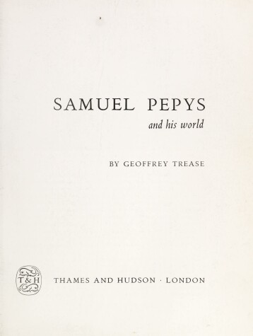 Cover of Pepys and His World