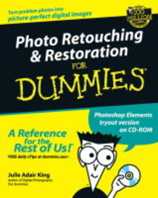 Book cover for Photo Retouching and Restoration For Dummies