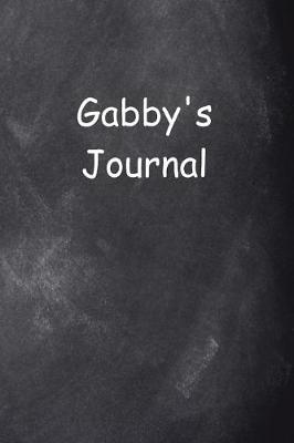 Book cover for Gabby Personalized Name Journal Custom Name Gift Idea Gabby