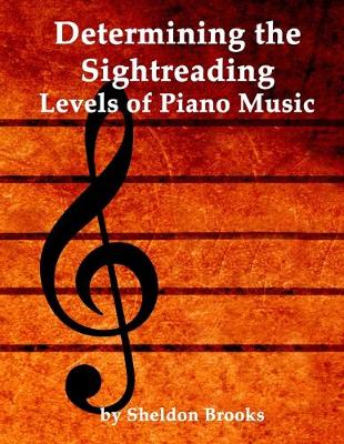 Book cover for Determining the Sightreading Levels of Piano Music