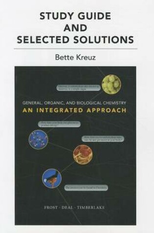 Cover of Study Guide with Selected Solutions for General, Organic, and Biological Chemistr