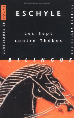 Book cover for Eschyle, Les Sept Contre Thebes