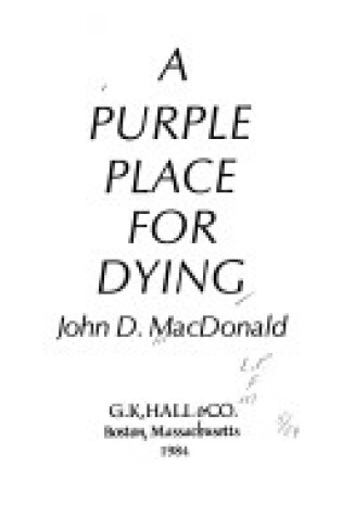 Cover of Purple Place for Dying