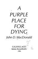 Cover of Purple Place for Dying