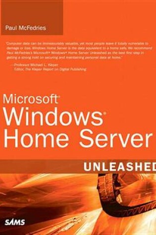 Cover of Microsoft Windows Home Server Unleashed (Adobe Reader)