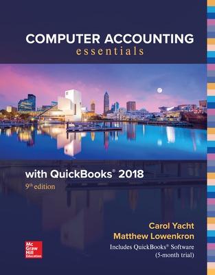 Book cover for Computer Accounting Essentials Using QuickBooks 2018