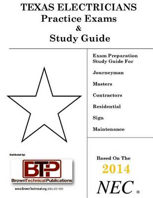 Book cover for Texas Electricians Practice Exam & Study Guide