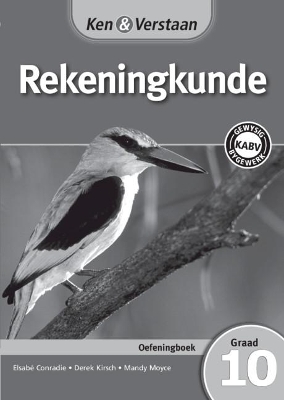 Cover of Ken & Verstaan Rekeningkunde Werkboek Graad 10 Afrikaans