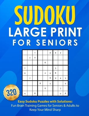 Book cover for Sudoku Large Print for Seniors