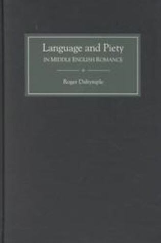 Cover of Language and Piety in Middle English Romance