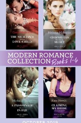 Cover of Modern Romance October 2019 Books 1-4