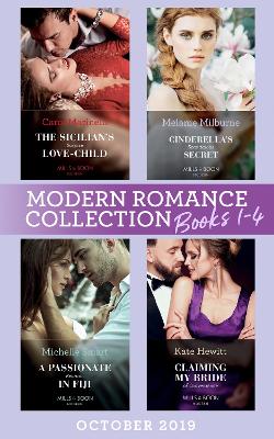 Book cover for Modern Romance October 2019 Books 1-4