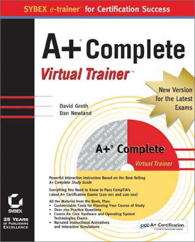 Book cover for A+ Complete Virtual Trainer