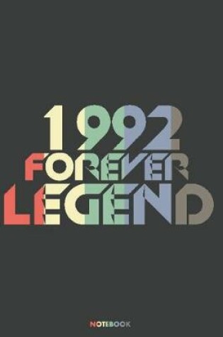 Cover of 1992 Forever Legend Notebook