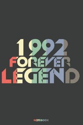 Book cover for 1992 Forever Legend Notebook