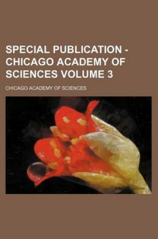 Cover of Special Publication - Chicago Academy of Sciences Volume 3