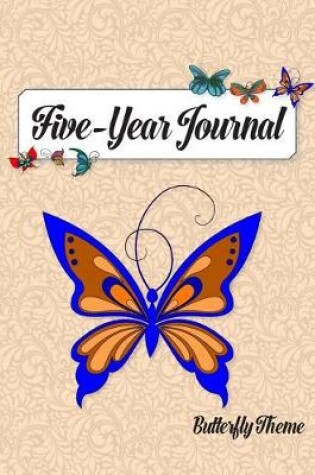 Cover of Five-Year Journal, Butterfly Theme