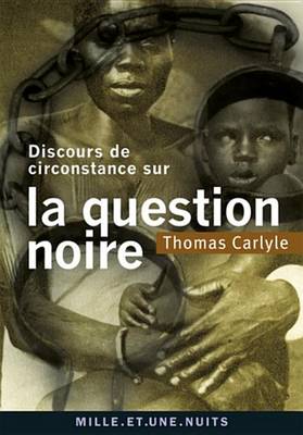 Book cover for Discours de Circonstance Sur La Question Noire