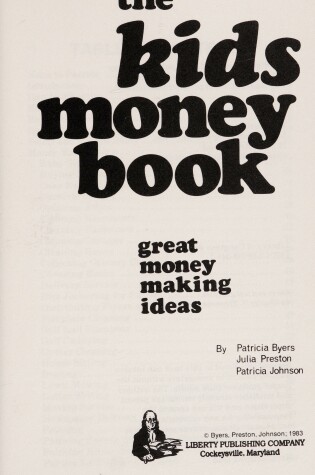Cover of Kids Money Book