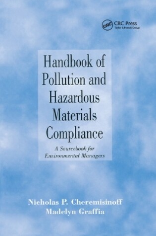 Cover of Handbook of Pollution and Hazardous Materials Compliance