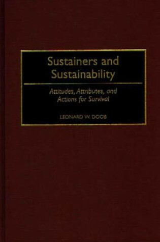 Cover of Sustainers and Sustainability