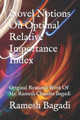 Book cover for Novel Notions On Optimal Relative Importance Index